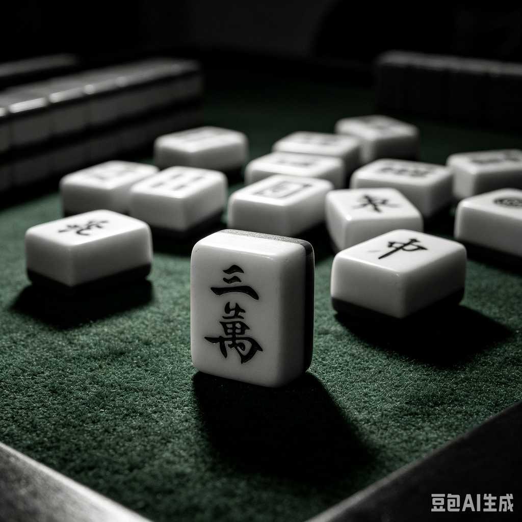 glossy mahjong tiles