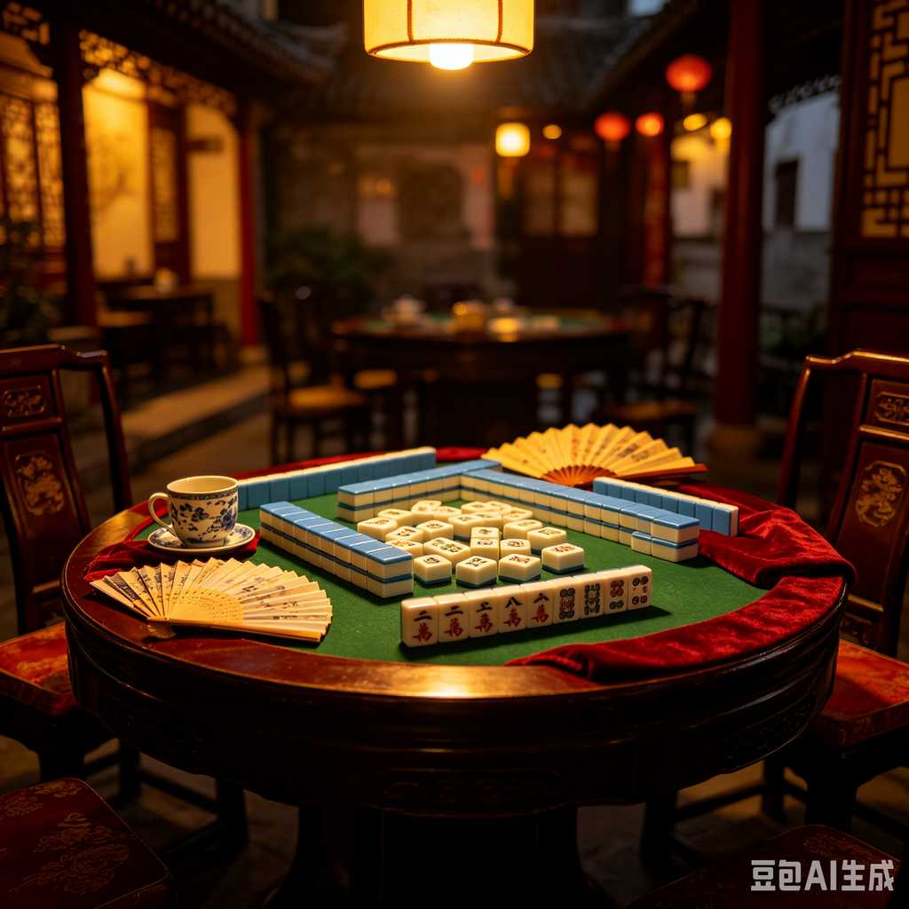 friends gathering mahjong game